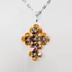 Small Cross - Pualani-Silver Chain - 2